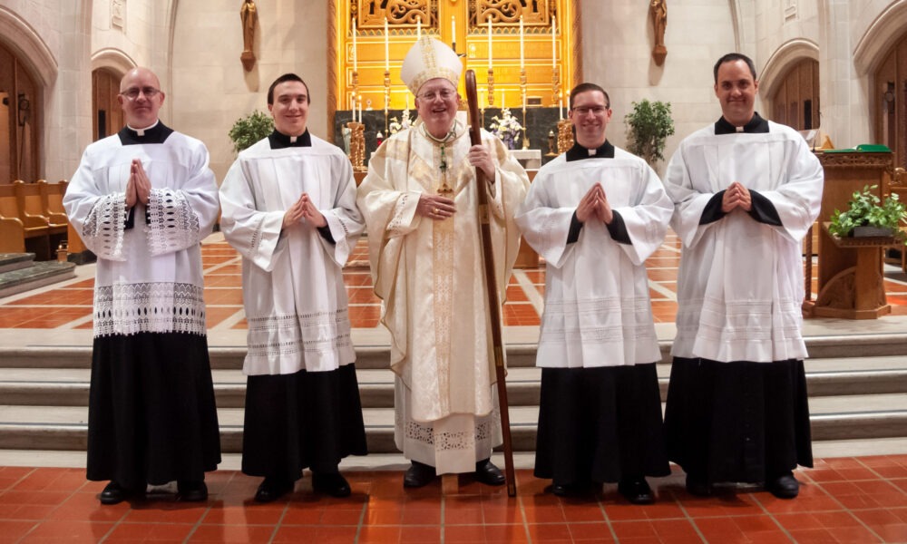 The Rite of Admission to Candidacy was Celebrated for Four Seminarians ...